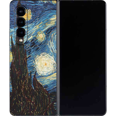 Vincent Van Gogh The Starry Night Galaxy Z Fold4 5G Skin